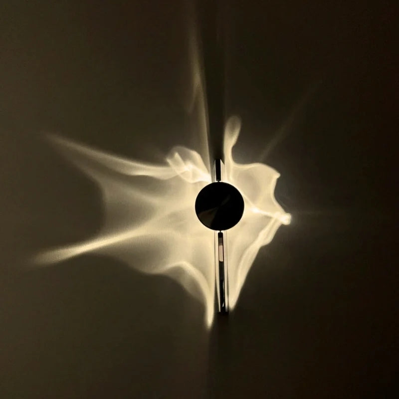 Aplique de Pared LED Corrugado de Lujo - Luz Ambiental y Diseño Artístico