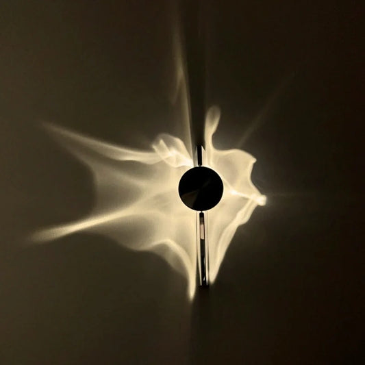 Aplique de Pared LED Corrugado de Lujo - Luz Ambiental y Diseño Artístico