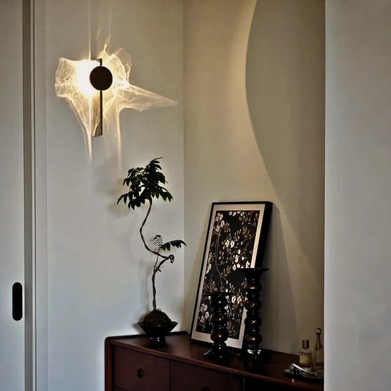 Aplique de Pared LED Corrugado de Lujo - Luz Ambiental y Diseño Artístico