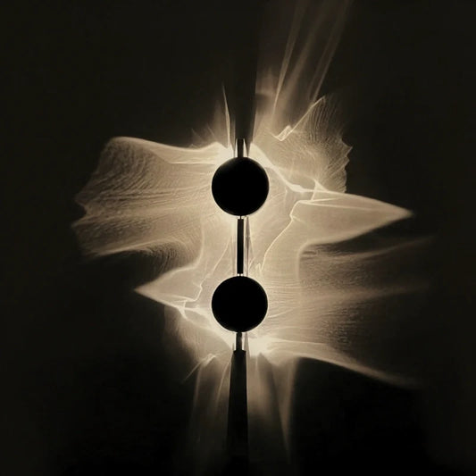 Aplique de Pared LED Corrugado de Lujo - Luz Ambiental y Diseño Artístico
