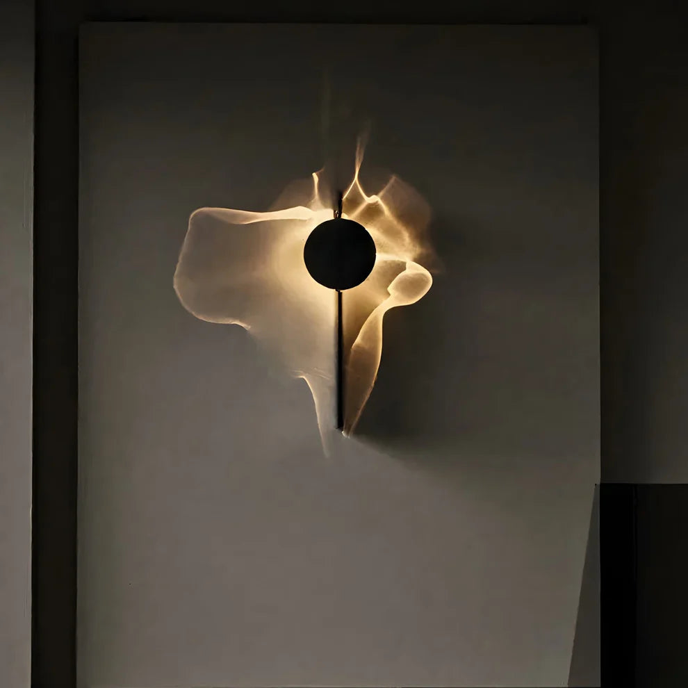 Aplique de Pared LED Corrugado de Lujo - Luz Ambiental y Diseño Artístico