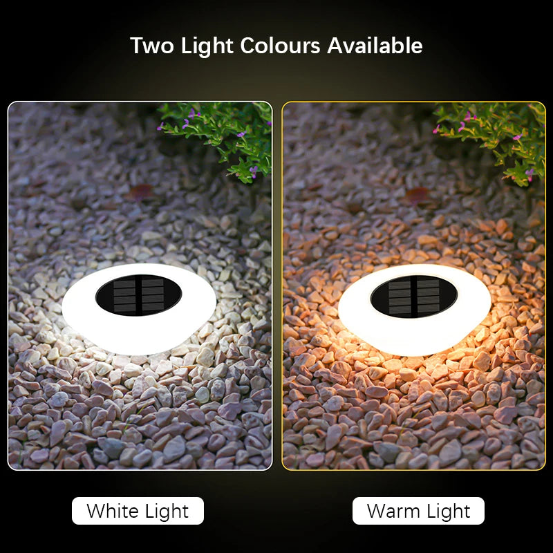 Luces Solares LED Impermeables para el Suelo de Jardín y Sendero