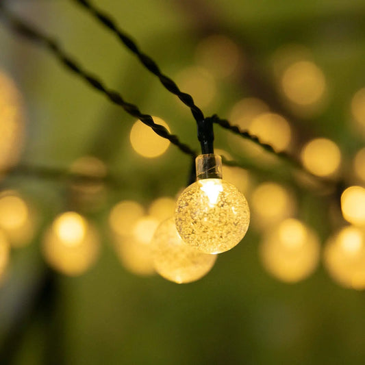 Guirnalda de Luces Solares LED Impermeables para Exterior⁠