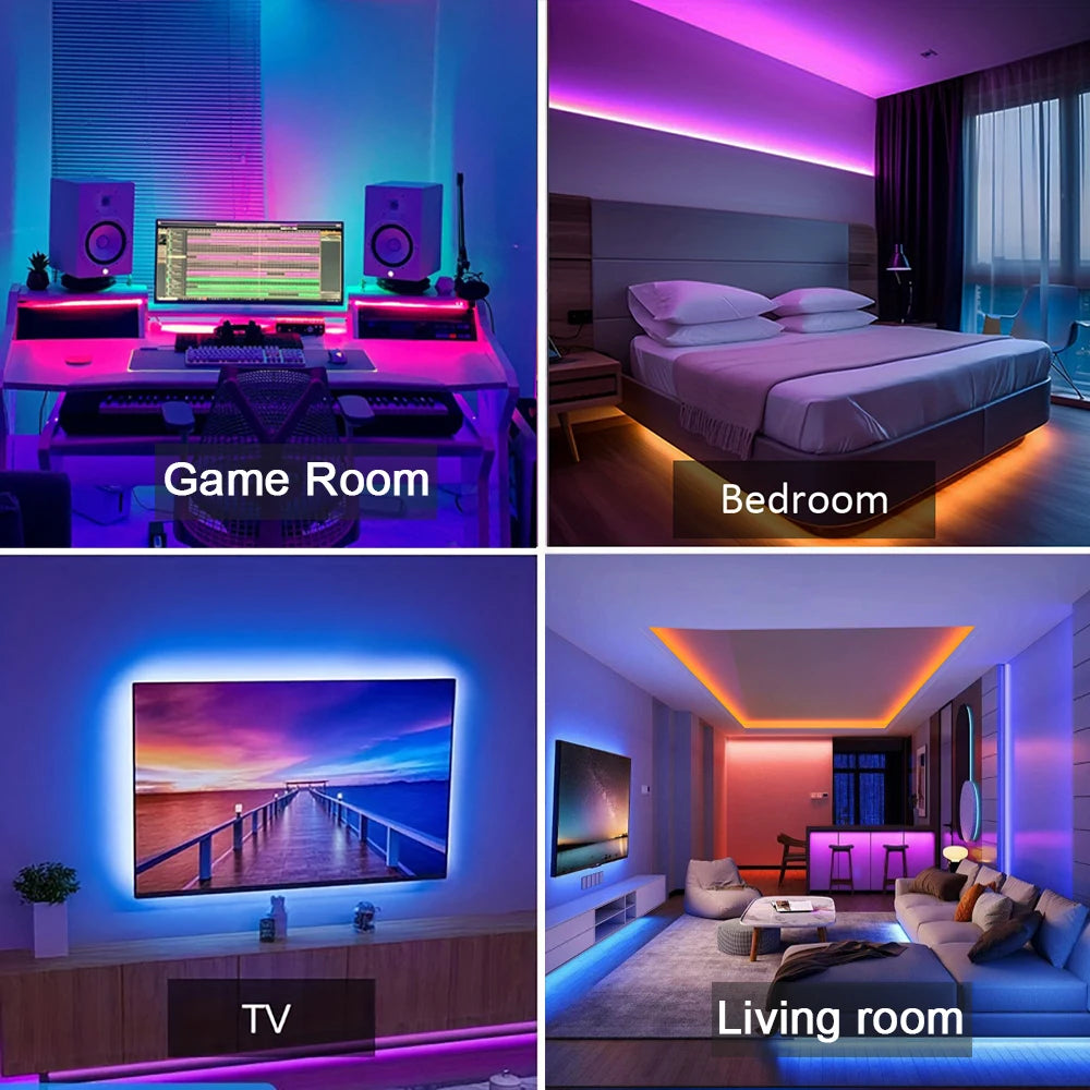 Tira LED Inteligente RGB con Control por App y Múltiples Medidas