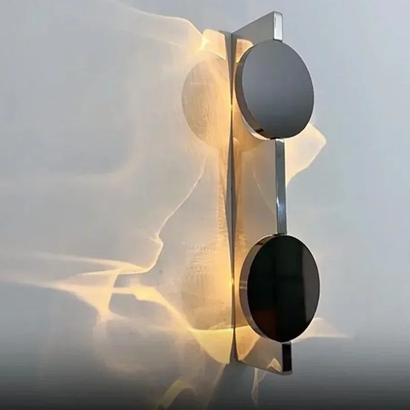 Aplique de Pared LED Corrugado de Lujo - Luz Ambiental y Diseño Artístico