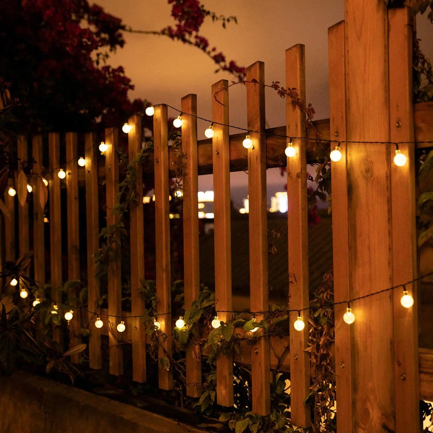 Guirnalda de Luces Solares LED Impermeables para Exterior⁠