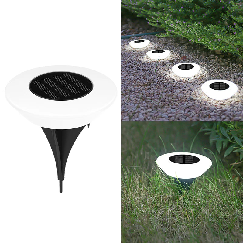 Luces Solares LED Impermeables para el Suelo de Jardín y Sendero