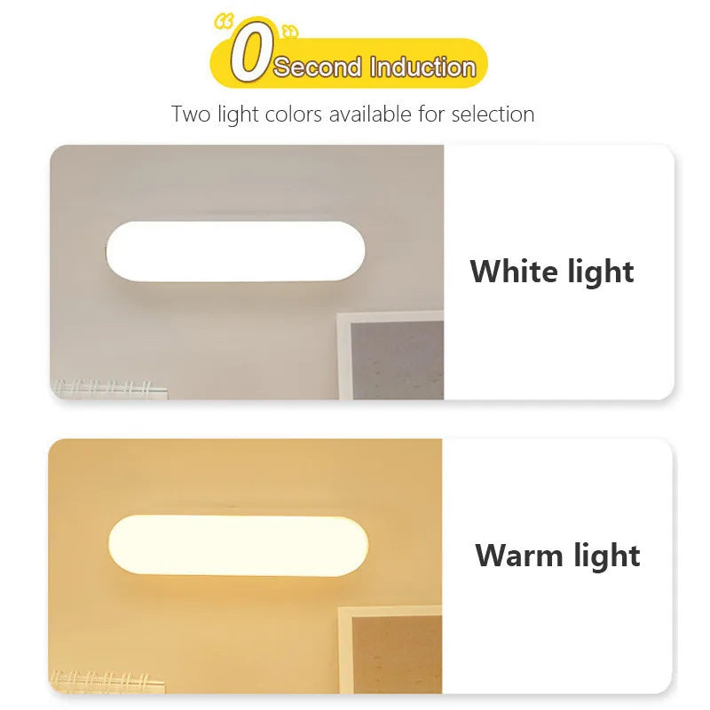 Lámpara LED Inalámbrica Magnética con Sensor de Movimiento y Recargable por USB
