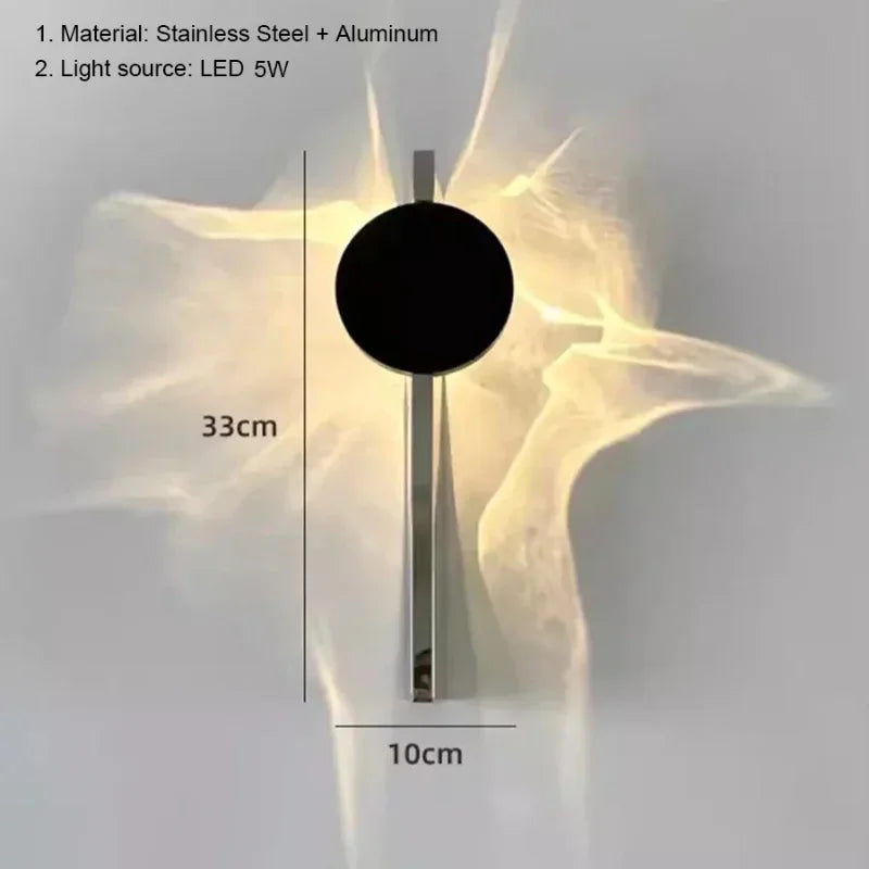 Aplique de Pared LED Corrugado de Lujo - Luz Ambiental y Diseño Artístico