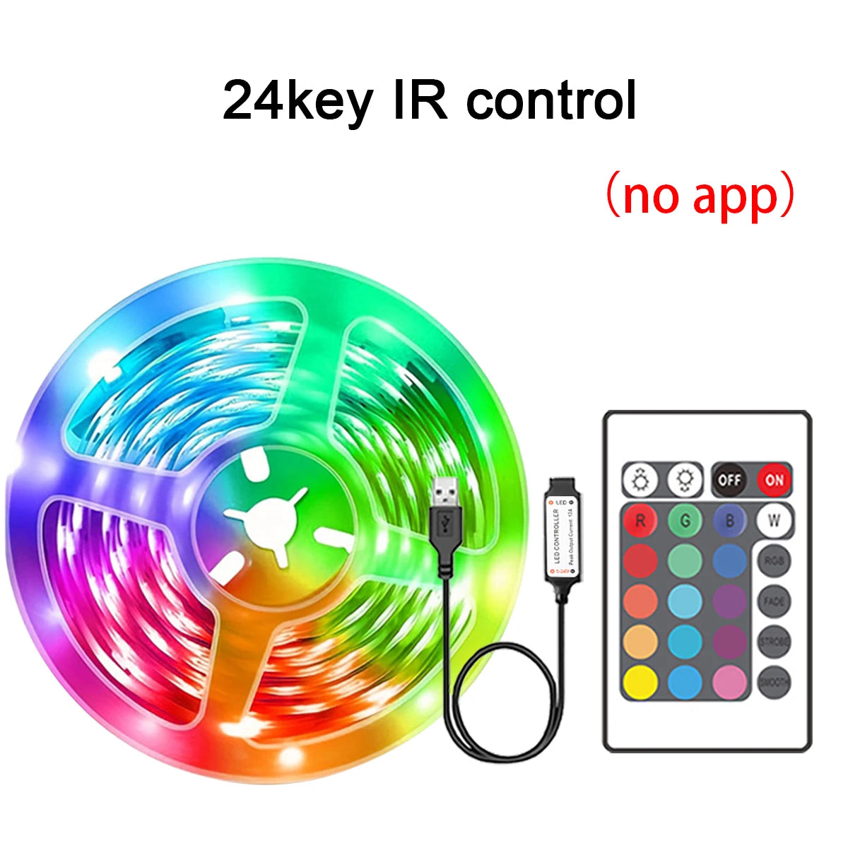 Tira LED Inteligente RGB con Control por App y Múltiples Medidas