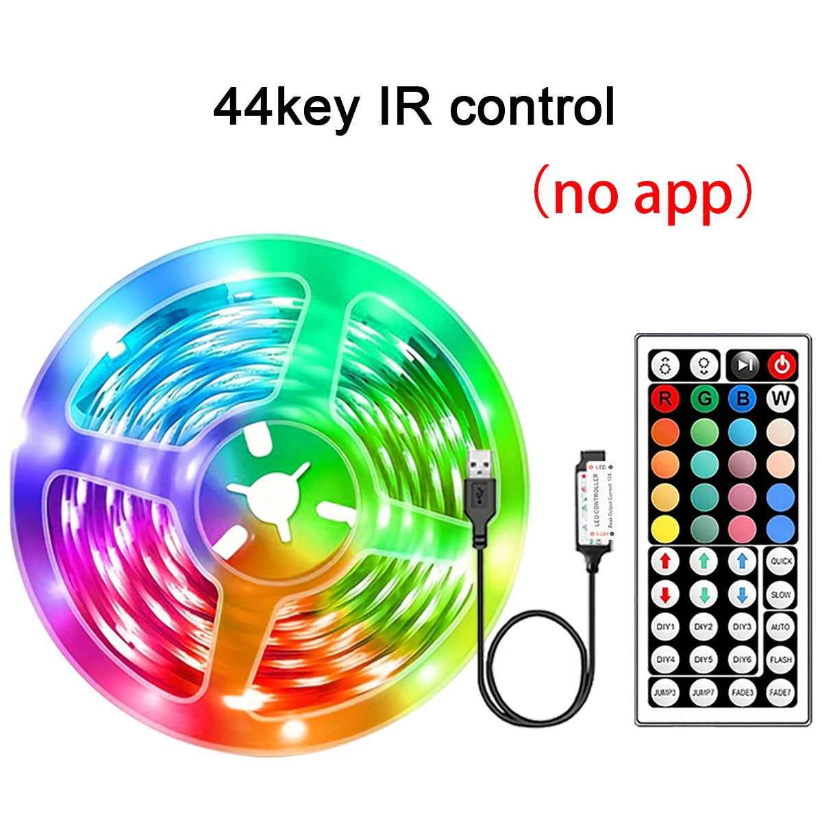 Tira LED Inteligente RGB con Control por App y Múltiples Medidas