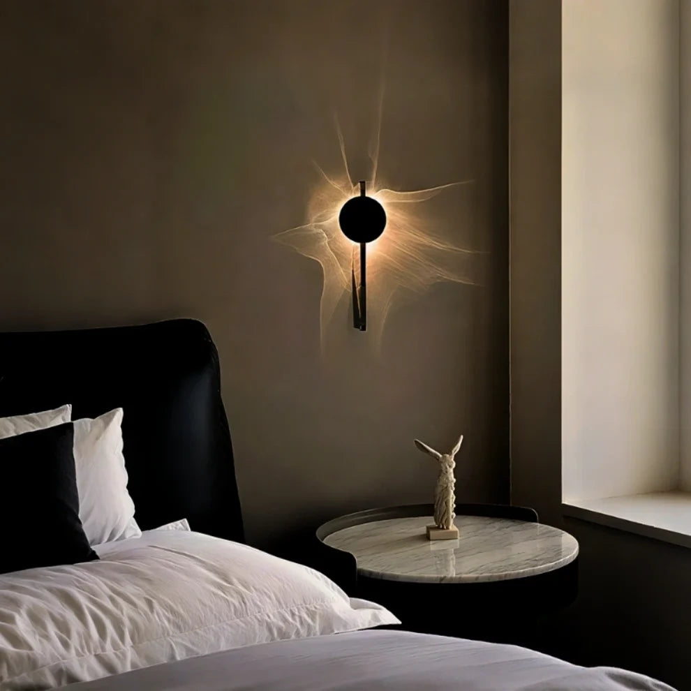 Aplique de Pared LED Corrugado de Lujo - Luz Ambiental y Diseño Artístico